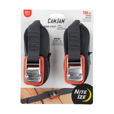 CamJam Tie Down Strap 12 ft - 2 Pack